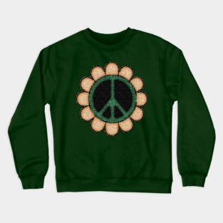 Peace Sunflower Crewneck Sweatshirt